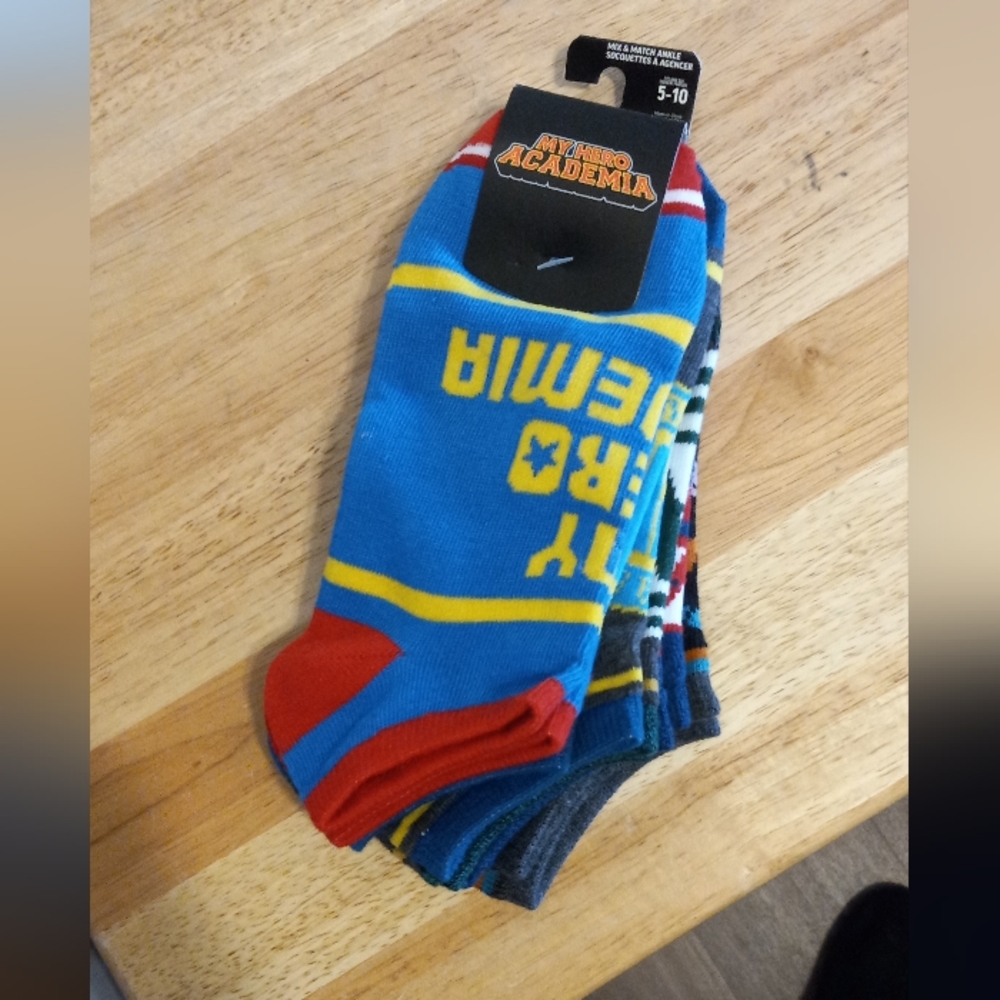 My Hero Academia men  socks Size 5-10